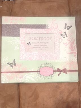 Scrapbook Mint Green and Pink Decorative Album